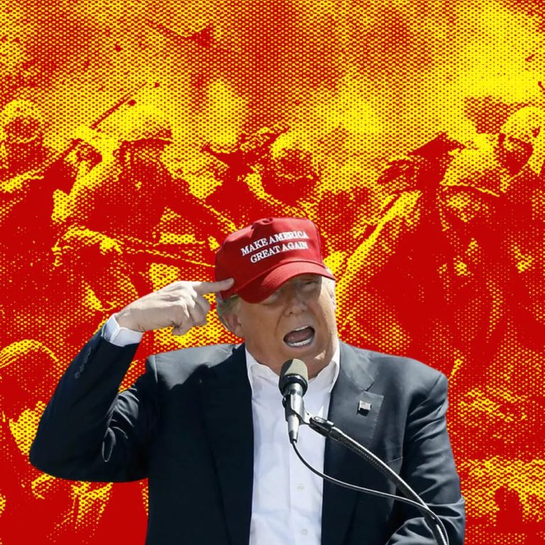 Donald Trump invadiendo paises