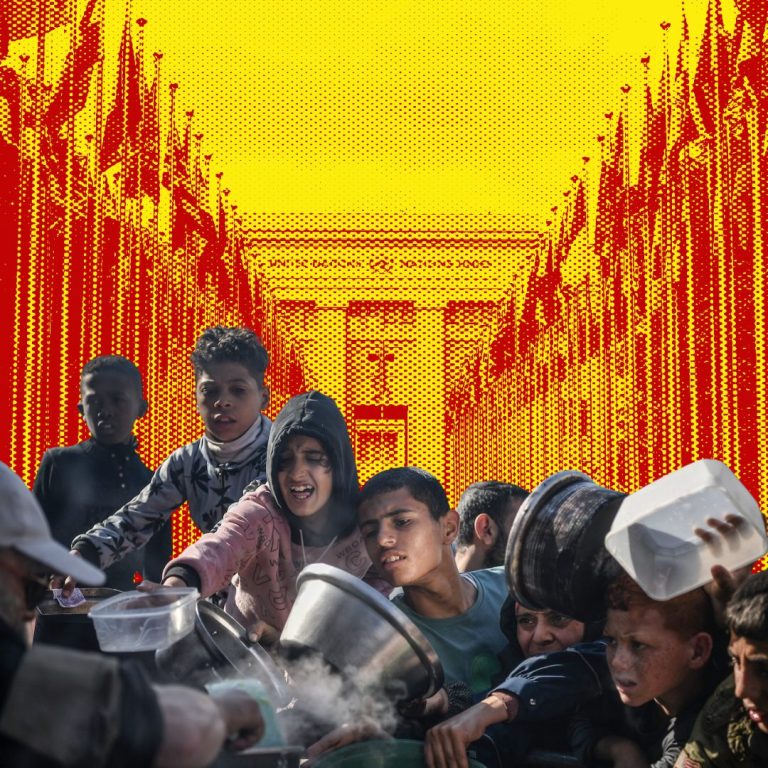 Personas en medio oriente pereciendo hambre por culpa de las intervenciones militares del imperialismo estadounidense